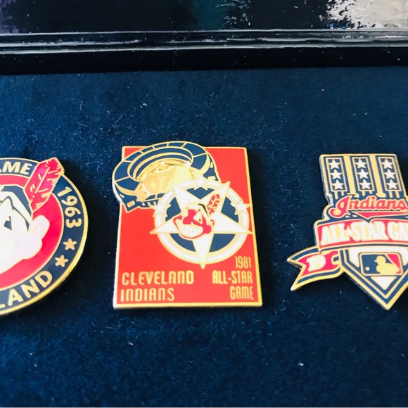 Very Rare Set Cleveland Indians 5 All Star Game Commemoration Pins - Picture 6 of 8